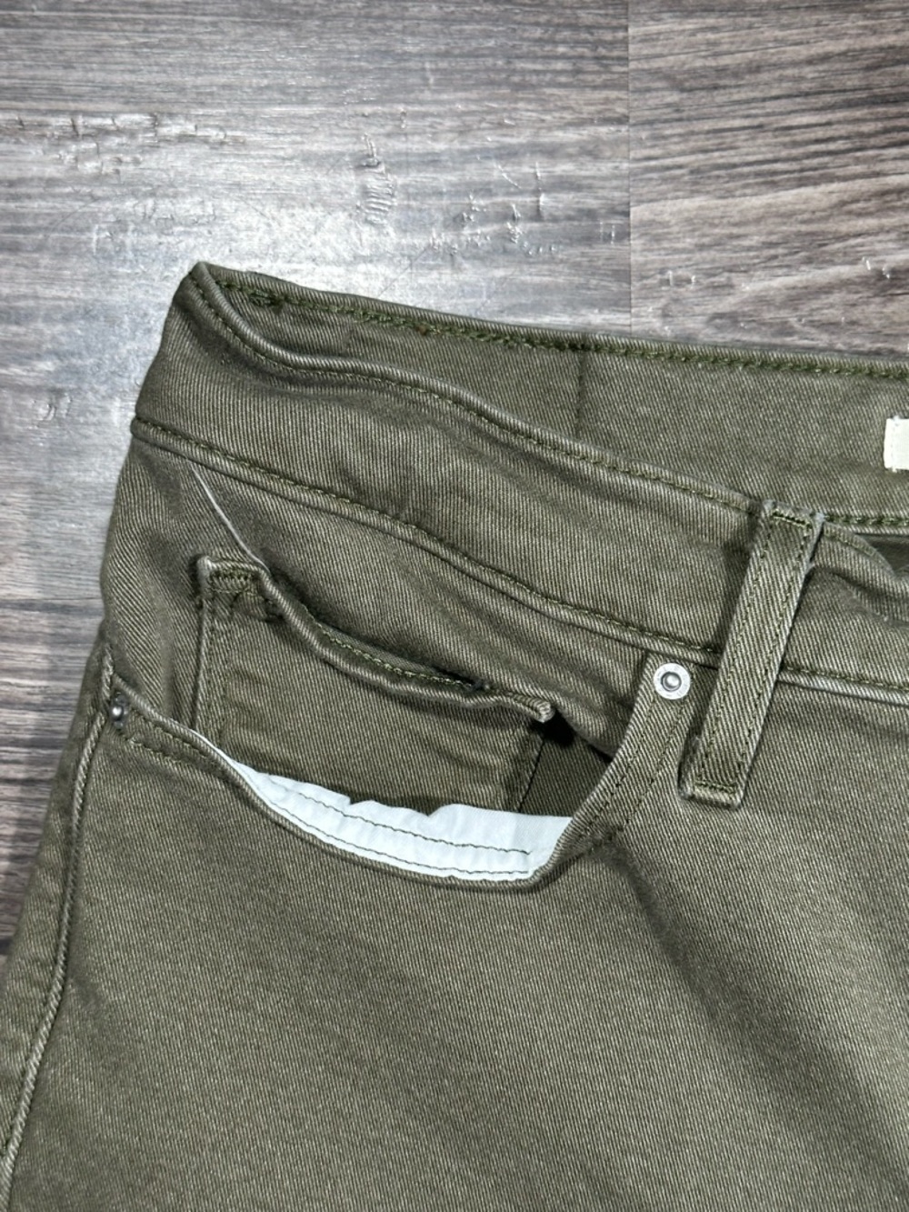 LEVI’S Olive Green 311 SHAPING SKINNY Stretch 5 Pocket Jeans 31 - Picture 3 of 13